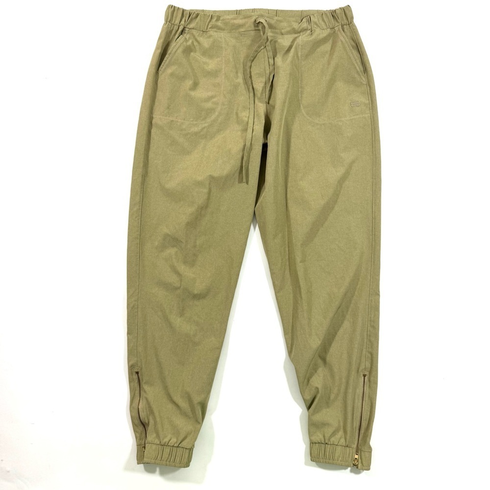 Albion Jet setter Jogger Pants Zip Leg Golden Brown